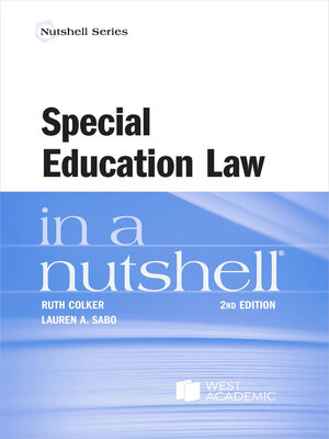 cover image of Special Education Law in a Nutshell